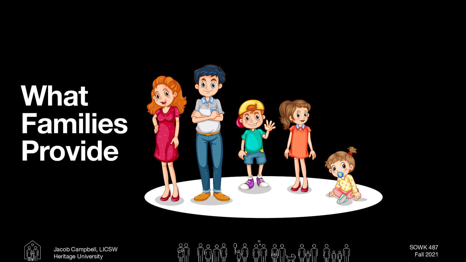  but you can look at this from a family’s perspective. We really need to start to view them in a larger context.   This means you start to view the problem as not just the individuals but rather the whole family’s.  -> Next slide
